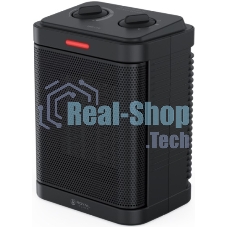 Тепловентилятор Royal Clima Notte RFH-N1500DC-BL черный, 1500 Вт, 20 м2, термостат