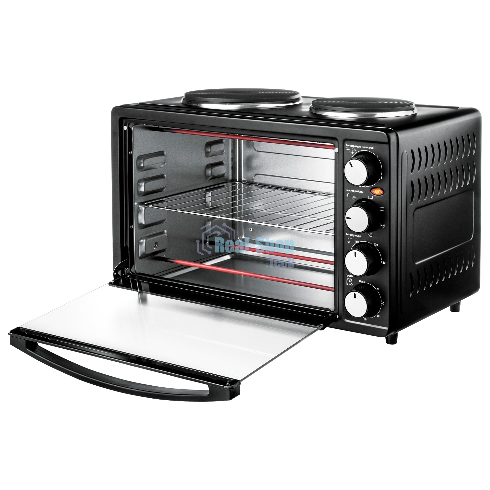 Мини-печь BBK OE3071M-2P черный