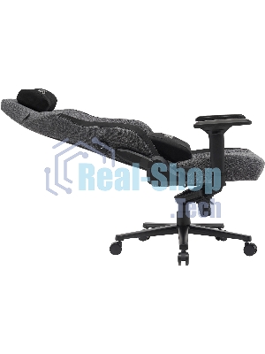 Кресло Cactus CS-CHR-MAG-GY серый, экокожа