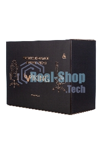 Кресло игровое Бюрократ VIKING 7 KNIGHT B FABRIC черный текстиль/эко.кожа крестовина металл/пластик