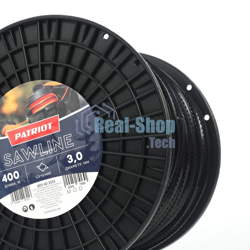 Леска Sawline D 3,0 мм L 400м (квадрат,пилообразный профиль) 300-400-5