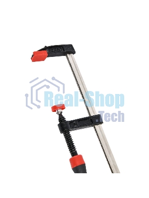 Струбцина F-образная усиленная Deli DL110525Z 250x50 мм, макс. усилие зажима 2000N, резьба 12мм