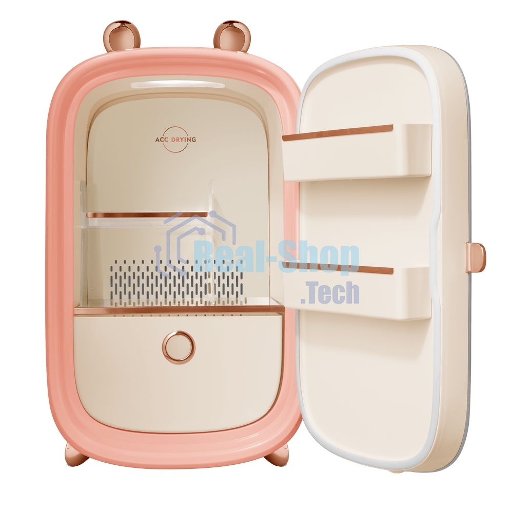 Мини-холодильник для косметики Maunfeld MFF43PK розовый 12.3л