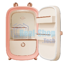 Мини-холодильник для косметики Maunfeld MFF43PK розовый 12.3л