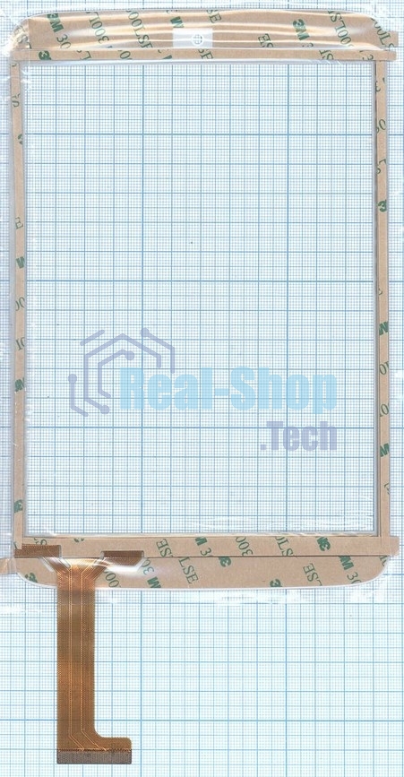 Сенсорное стекло (тачскрин) OLM-080A0241-PG. белое