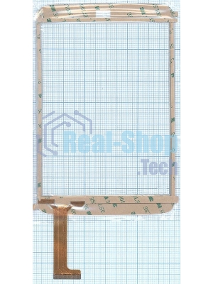 Сенсорное стекло (тачскрин) OLM-080A0241-PG. белое