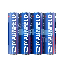 Батарейки Maunfeld Alkaline AA (LR6) MBLR6-SR40, спайка 4 шт, 1.5 В