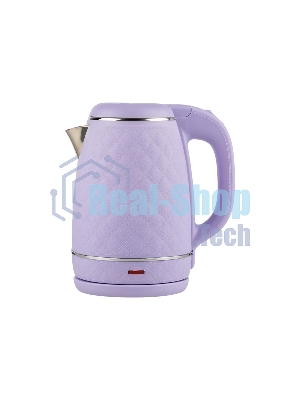 Чайник электрический Homestar HS-1007 1.7л лиловый, двойной корпус