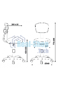 Кресло детское Бюрократ CH-W299 белый TW-15 мультиколор сиденье алфавит, сетка/ткань, крестов. пластик, пластик белый
