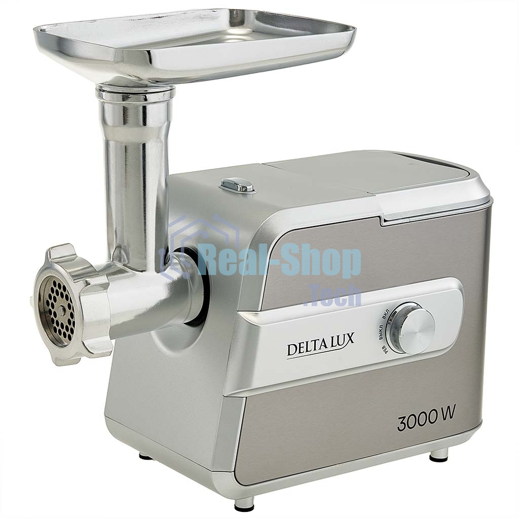 Мясорубка электрическая DELTA LUX DE-603M серый