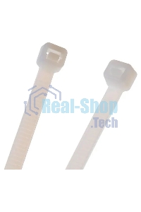 Нейлоновые стяжки Fortisflex КСС 5х300 мм белый 100 штук