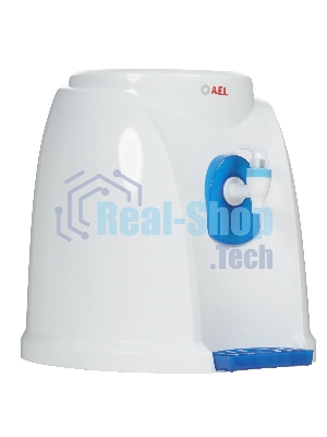 Кулер водораздатчик БЕЗ НАГРЕВА И ОХЛАЖДЕНИЯ, AEL T-AEL-102, настольный, 1 кран, белый, 00235