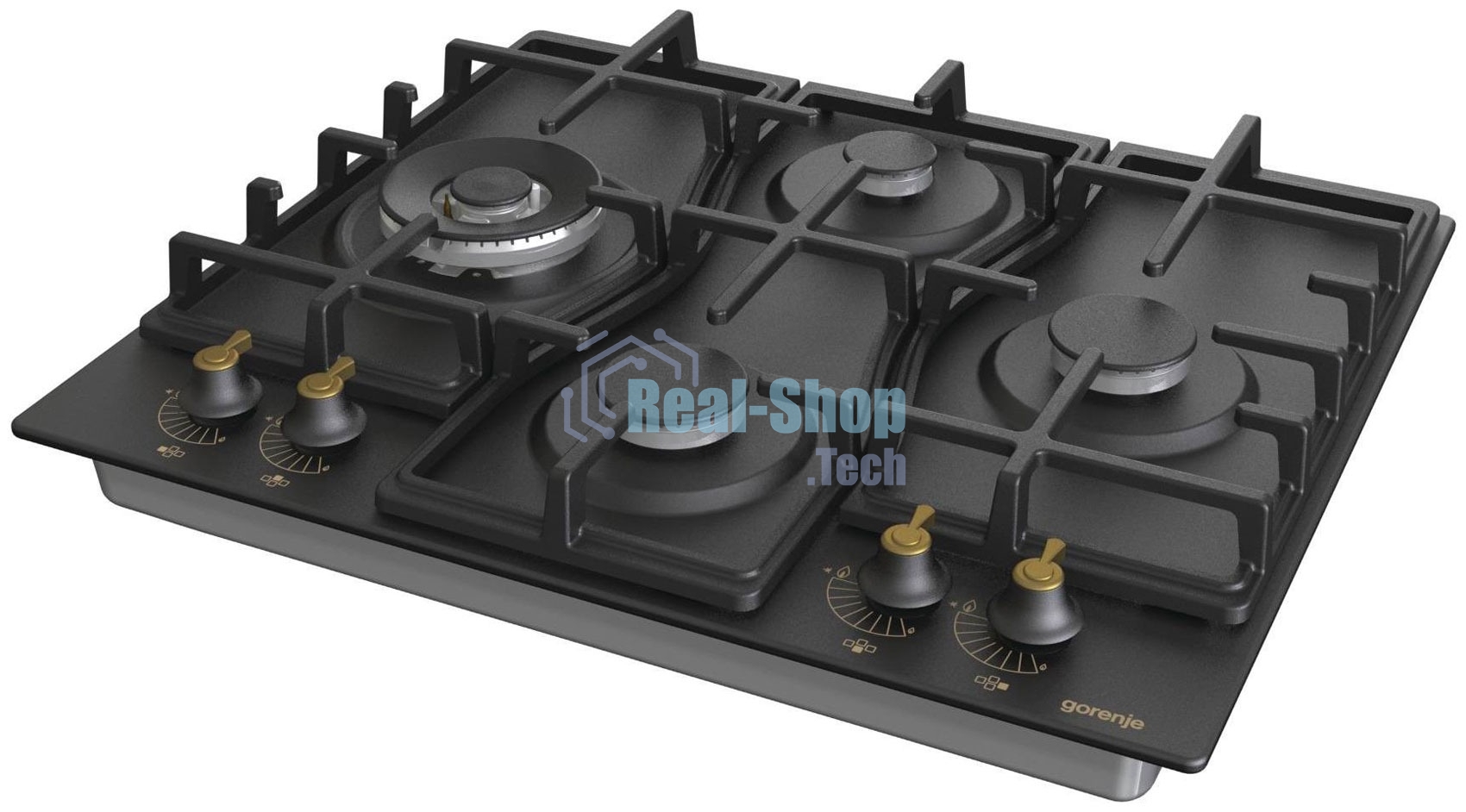 Газовая варочная панель Gorenje GW6D42CLB черный