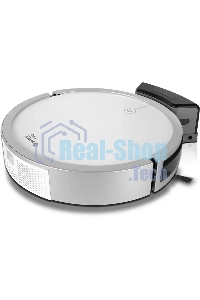 Пылесос-робот Vitek VT-1804 белый/серый, Li-Ion, уборка влажная, пылесборник контейнер 0.45 л