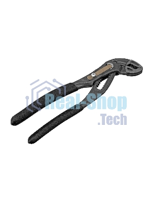 Клещи переставные Denzel кнопочный механизм, обливные рукоятки, 180 мм