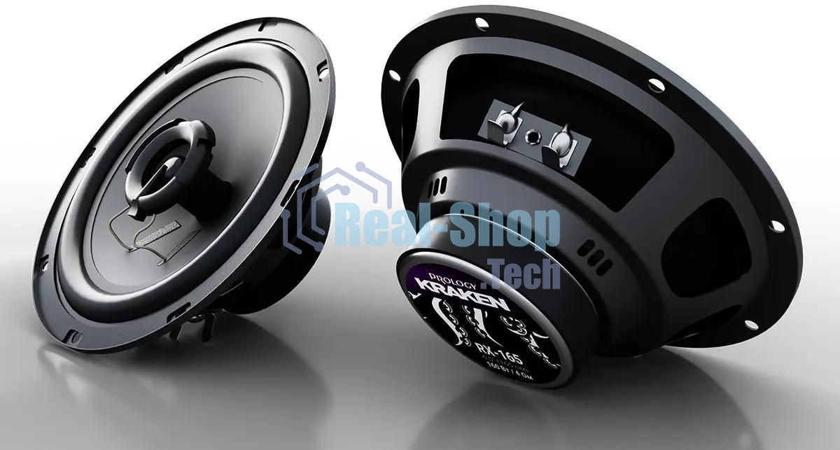 Колонки автомобильные Prology RX-165 160Вт 90дБ 4Ом 16см (6.5дюйм) (ком.:2кол.) коаксиальные двухполосные