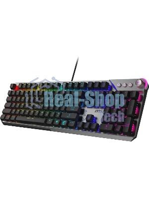 Клавиатура MSI STRIKE 600 Silent механическая серый/черный USB Multimedia for gamer LED (подставка для запястий) (S11-04RU256-CLA)