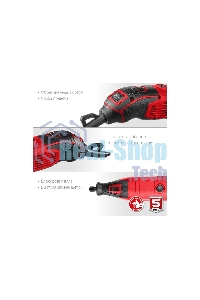 Прямошлифовальная машина (гравер) Зубр ЗГ-160 КН41, 220В, 160 Вт, 3.2 мм, 15000-35000 об/мин, набор насадок, цанг и державок, гибкий вал, штатив, 41 предмет, кейс