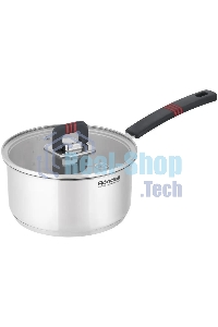 Ковш Rondell Stripes RDS-1635, 2 л, 18 см, с крышкой, сталь