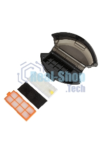 Робот-пылесос JVC JH-VR510 черный, 2500 мА·ч Li-Ion, уборка сухая/влажная, пылесборник контейнер 0.5 л