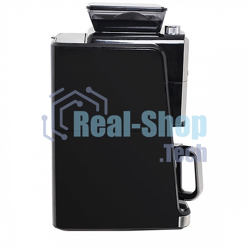 Кофеварка капельная со встроенной кофемолкой BQ CM3002 черный-стальной, исп. кофе - зерновой/молотый, 1.5 л, 1400 Вт