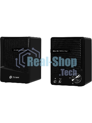 Акустическая система Oklick OK-126 2.0 черный 6Вт