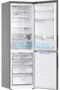 Холодильник Haier C2F636CFRGU1 серебристый двухкамерный 256/108 л морозилка снизу, No Frost