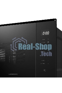 Микроволновая печь встраиваемая Kuppersberg HMW 651 B, High-Tech, 25 л, мощность 900 Вт, кварцевый гриль, поворотный стол, 5 уровней мощности, 8 автоматических программ, размораживание, сенсорное управление, дисплей, черный