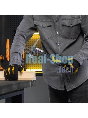 Молоток строительный Denzel 450 г, цельнокованый, боек с магнитом, двухкомп. обрезин. рук-ка