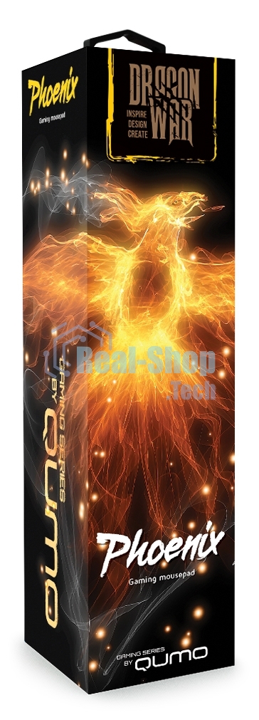 Игровой коврик Qumo Phoenix для мыши, 280x230x3 мм