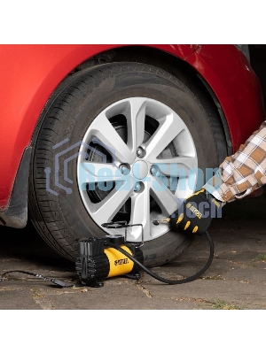 Компрессор автомобильный Denzel AC-37, 12 В, 7 атм 37 л/мин