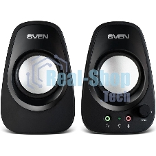 Колонки SVEN 190, 2.0, черный, USB, мощность 2x3 Вт(RMS)
