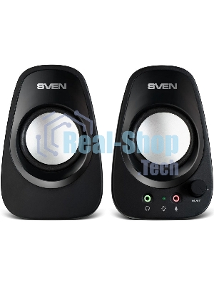 Колонки SVEN 190, 2.0, черный, USB, мощность 2x3 Вт(RMS)
