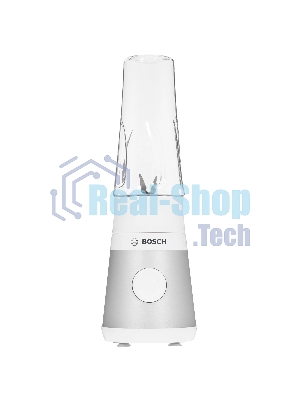 Блендер стационарный Bosch MMB2111T серебристый, 450 Вт, 1 скорость