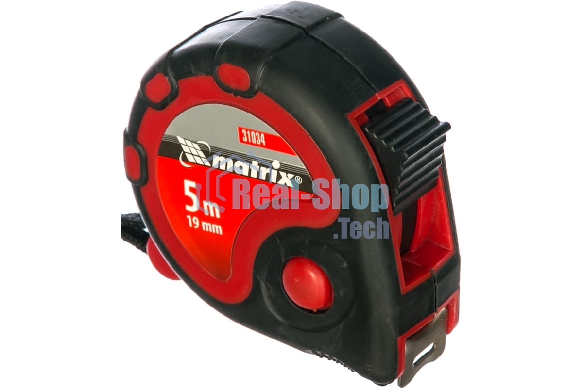 Рулетка Matrix status 3 fixations 5мх19мм двухкомпонентный корпус 3 фиксации ленты