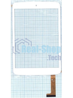 Сенсорное стекло (тачскрин) OLM-080A0241-PG. белое