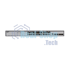 Коммутатор ORIGO Managed L3 Switch 24x1000Base-T PoE, 4x10Gbase-X SFP+, PoE Budget 370W, RJ45 Console, 19