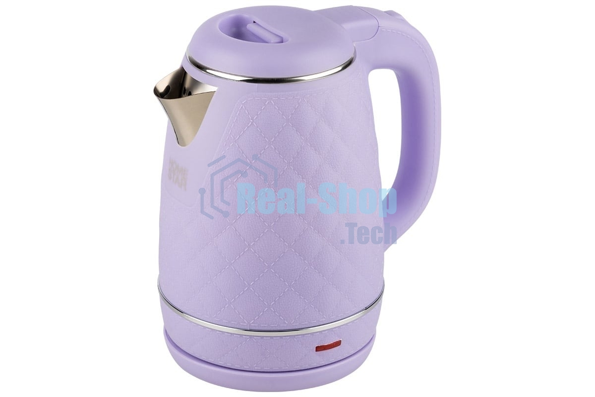 Чайник электрический Homestar HS-1007 1.7л лиловый, двойной корпус