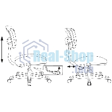 Кресло детское Бюрократ CH-W299 белый TW-15 мультиколор сиденье алфавит, сетка/ткань, крестов. пластик, пластик белый
