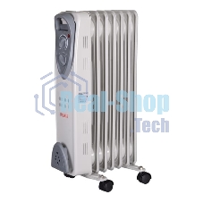 Обогреватель масляный Ресанта ОМ- 7Н (7 секций), белый, 1500 Вт, 15 м2, термостат 67/3/7