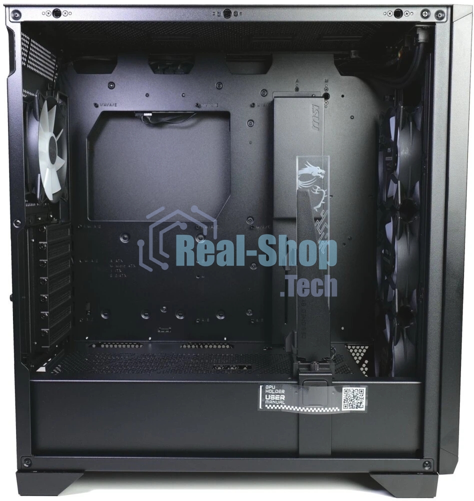 Компьютерный корпус MSI MPG GUNGNIR 300R AIRFLOW Midi Tower, EATX, 2xUSB 3.2 Gen 1, 1xUSB 3.2 Gen2 Type-C,4x120мм PWM ARGb Fan, ARGb+PWM Control Board, Tempered Glass Window