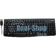 Клавиатура проводная Logitech K120 for business, USB черный (неоригинальная гравировка)