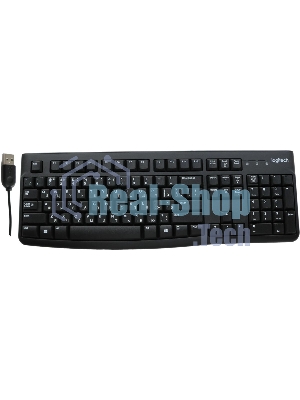 Клавиатура проводная Logitech K120 for business, USB черный (неоригинальная гравировка)