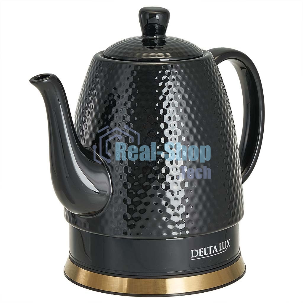 Чайник электрический Delta Lux DE-1021 черный