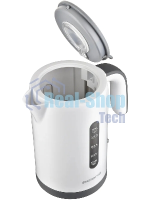 Чайник электрический Polaris PWK 1220C Water Way Pro 1.2л. 2200Вт белый корпус: пластик (PWK 1220C)