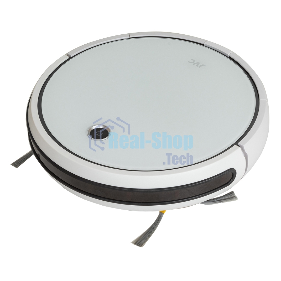 Робот-пылесос JVC JH-VR510 белый, 2500 мА·ч Li-Ion, уборка сухая/влажная, пылесборник контейнер 0.5 л