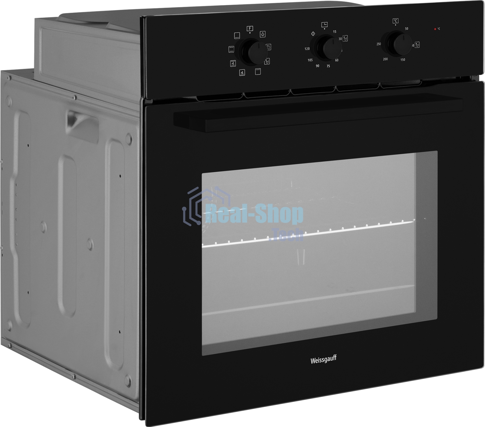 Духовой шкаф электрический Weissgauff EOM 208 PDB Steam Clean черный