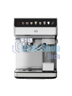 Кофеварка рожковая BQ CM7004 стальной, исп. кофе - молотый, 1,6 л, 1450 Вт, 20 бар