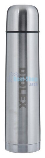 Термос Diolex DX-1000-B 1000 мл, с узкимгорлом, в чехле, нержавеющая сталь