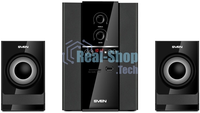 Акустическая система SVEN MS-1821 2.1 черный 40Вт BT